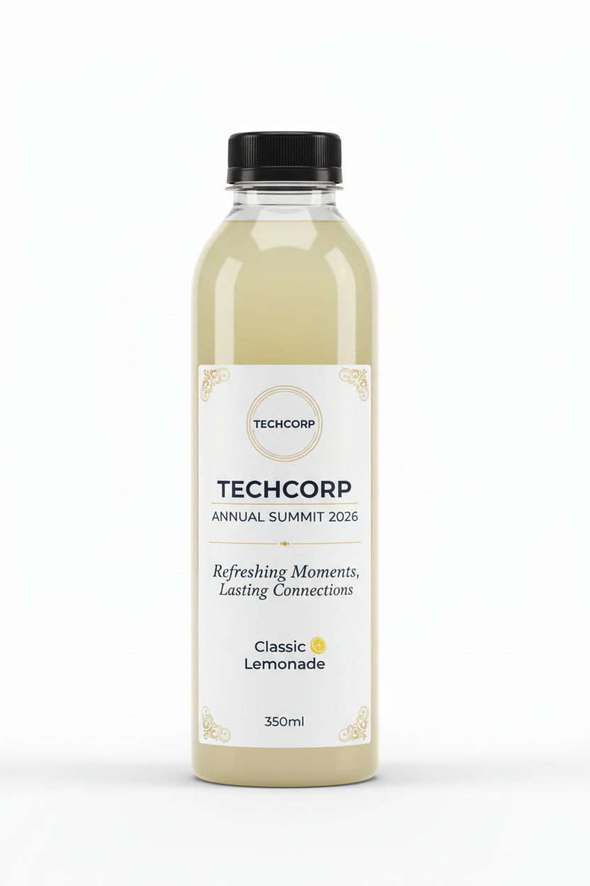 Classic Lemonade Corporate Custom Label