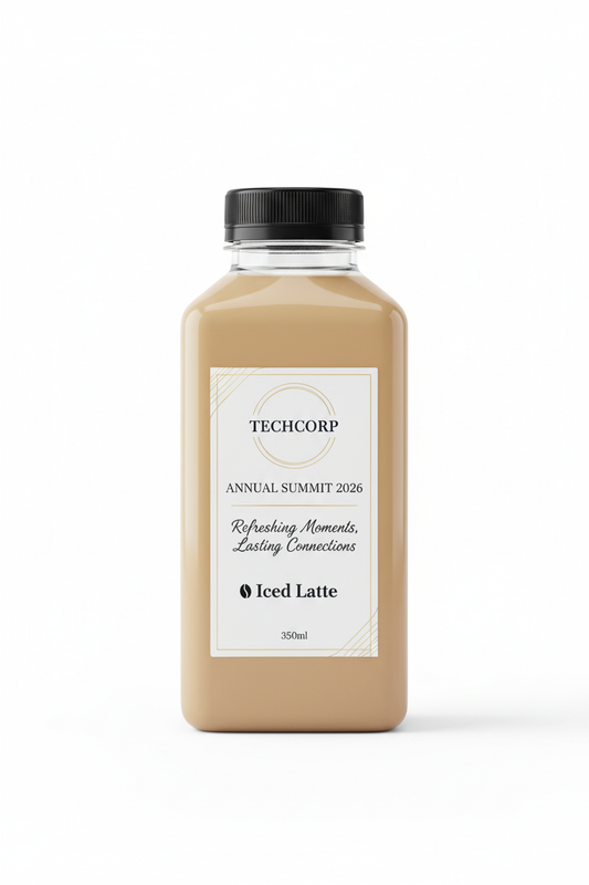 Iced Latte Corporate Custom Label